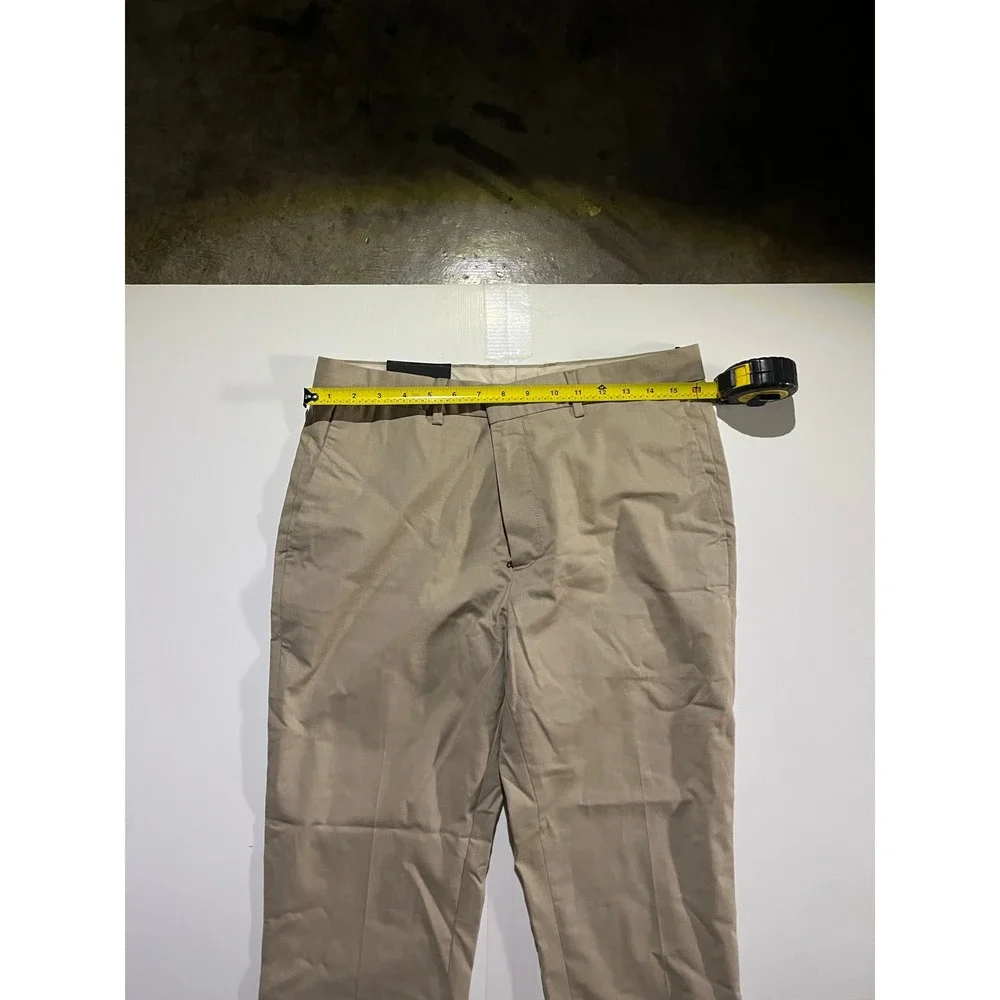 Banana Republic Mens Core Temp Non-Iron Slim Fit Chino Pants Khaki Tan 35x32 NWT